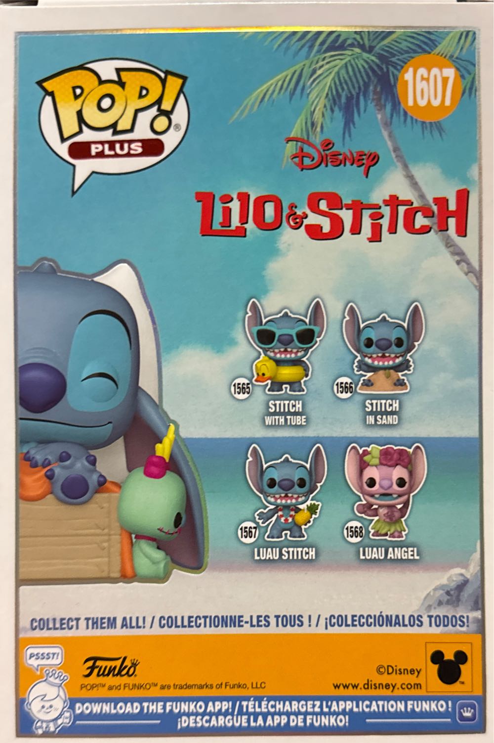 Lilo & Stitch -1607- Sleeping Stitch in box - Lilo and Stitch vinyl figure collectible [Barcode 889698882125] - Main Image 2