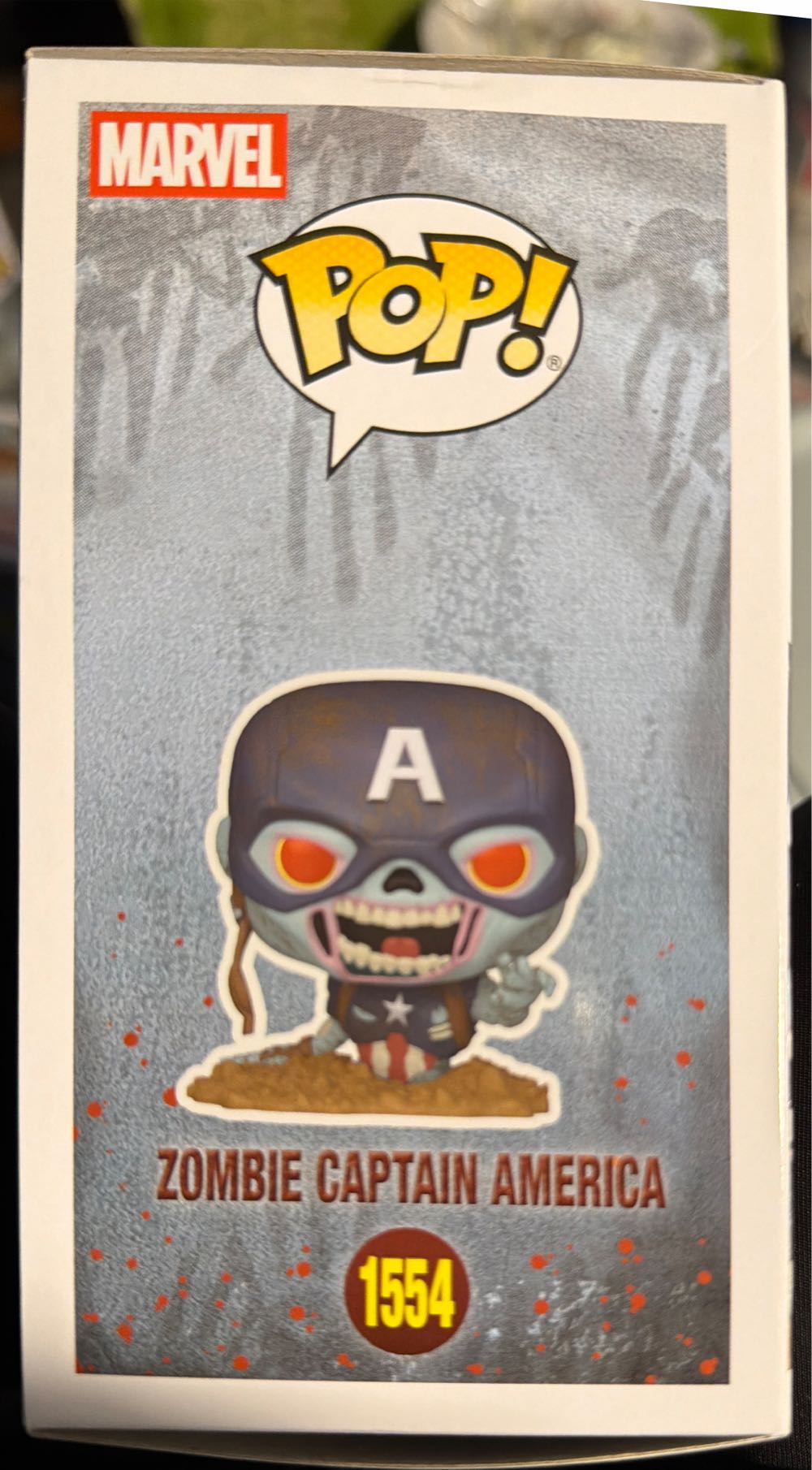 Zombie Captain America - Zombies vinyl figure collectible [Barcode 889698866507] - Main Image 2