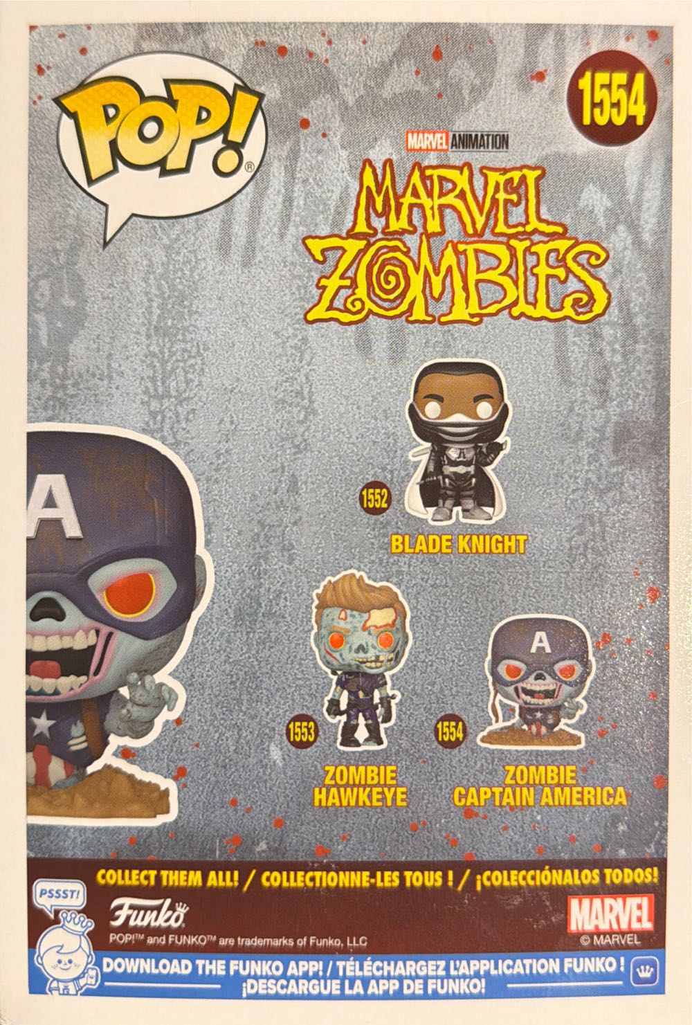 Zombie Captain America - Zombies vinyl figure collectible [Barcode 889698866507] - Main Image 3