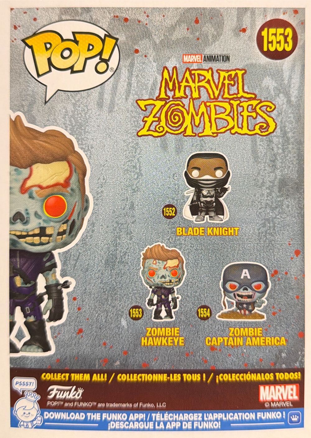Zombie Hawkeye - Zombies vinyl figure collectible [Barcode 889698866491] - Main Image 3