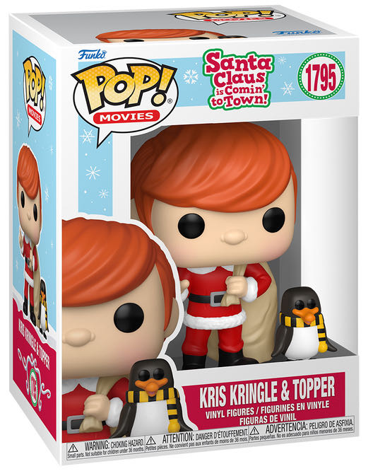 Kris Kringle & Topper  vinyl figure collectible [Barcode 889698865821] - Main Image 2