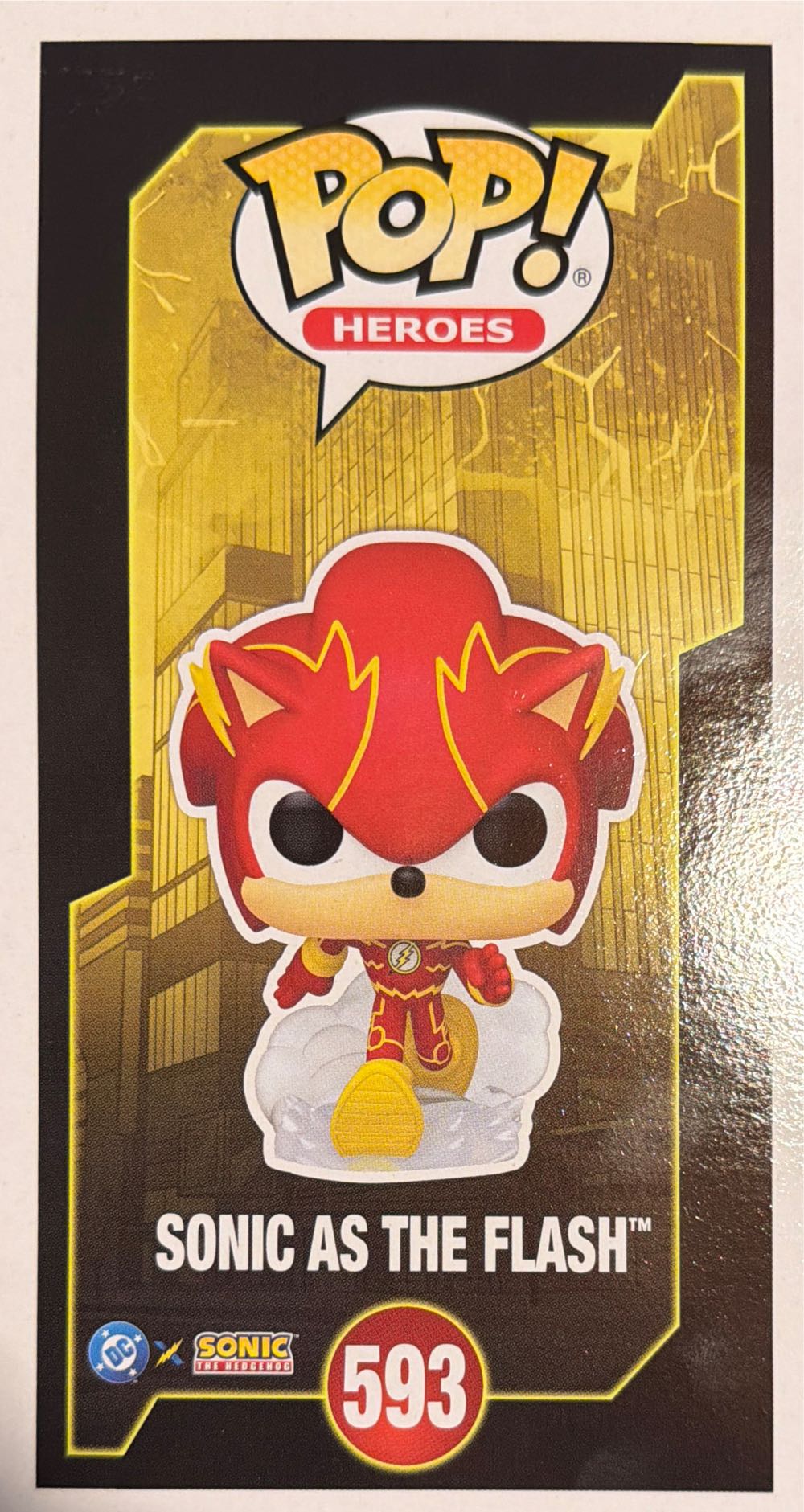 Sonic As The Flash - DC Comics vinyl figure collectible [Barcode 889698889056] - Main Image 4