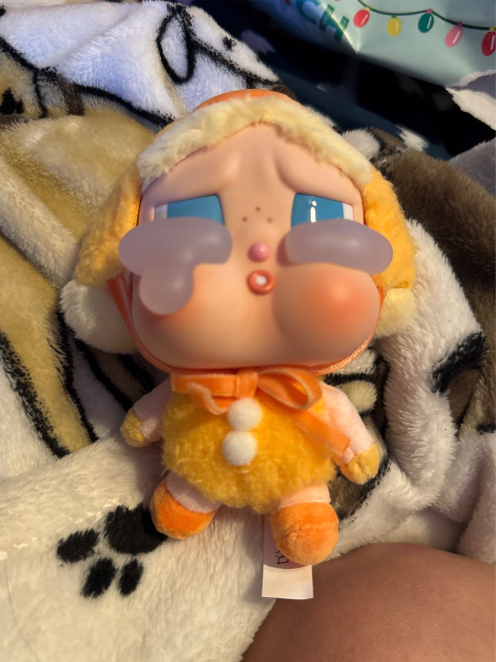 Pop Mart Crybaby Tears Factory Series Vinyl Face Plush Blind Box Random Design Action Figures Collectible Toys Home Decorations Holiday Birthday Gifts Single Box  vinyl figure collectible [Barcode 6931571028763] - Main Image 2