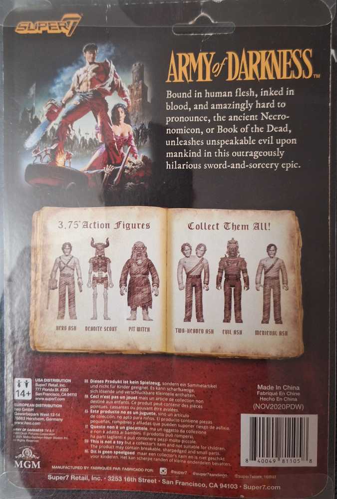 Super7 Army Of Darkness Pit Witch Midnight Edition  - Evil Dead vinyl figure collectible [Barcode 840049811058] - Main Image 3