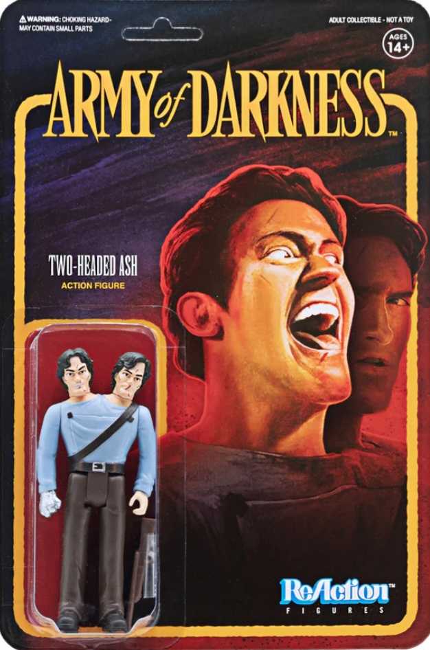 Super7 Army Of Darkness Two-headed Ash Regular Version  - Evil Dead vinyl figure collectible [Barcode 811169038922] - Main Image 2