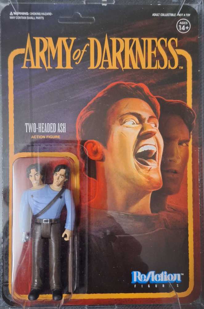 Super7 Army Of Darkness Two-headed Ash Regular Version  - Evil Dead vinyl figure collectible [Barcode 811169038922] - Main Image 4