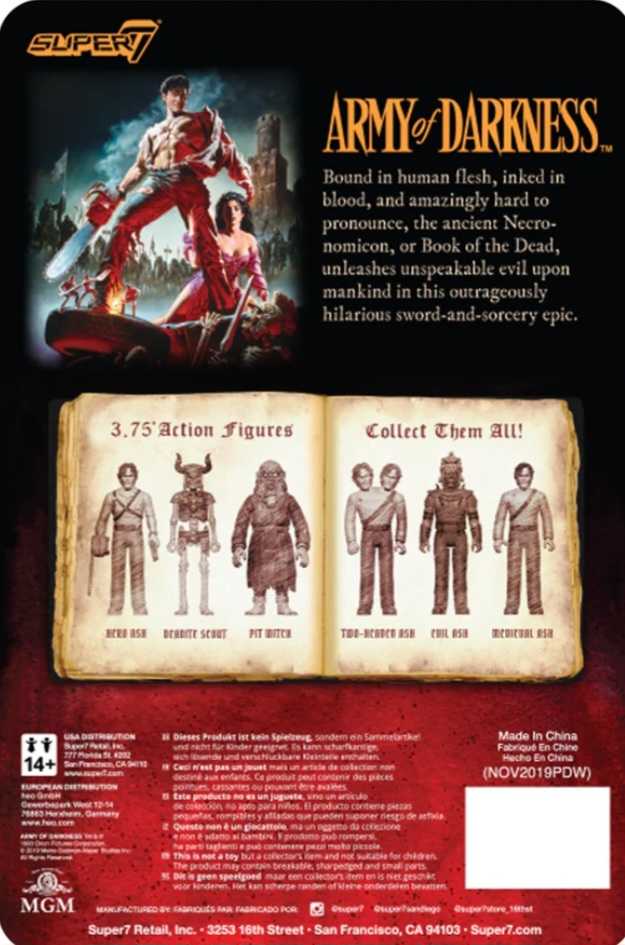 Super7 Army Of Darkness Evil Ash Regular Version  - Evil Dead vinyl figure collectible [Barcode 811169038939] - Main Image 3