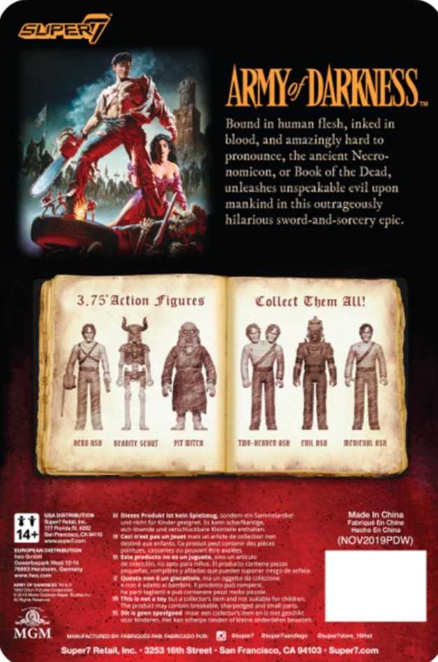 Super7 Army Of Darkness Hero Ash Regular Version  - Evil Dead vinyl figure collectible [Barcode 811169038908] - Main Image 3