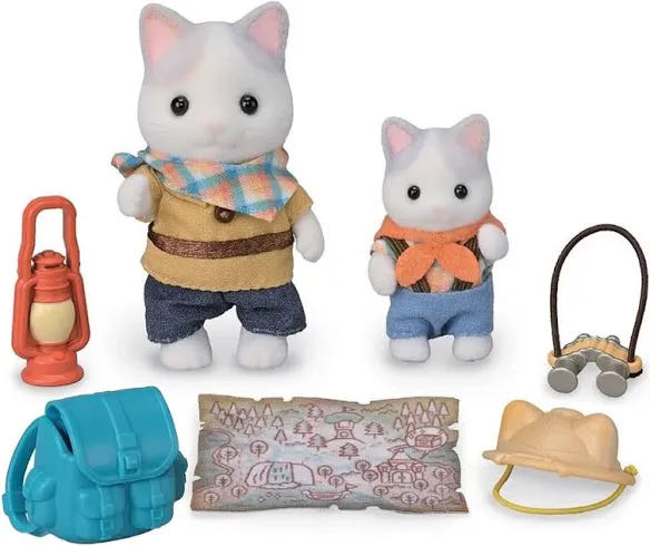 Exploration Set - Latte Cat Brother & Baby  vinyl figure collectible [Barcode 5054131057636] - Main Image 2