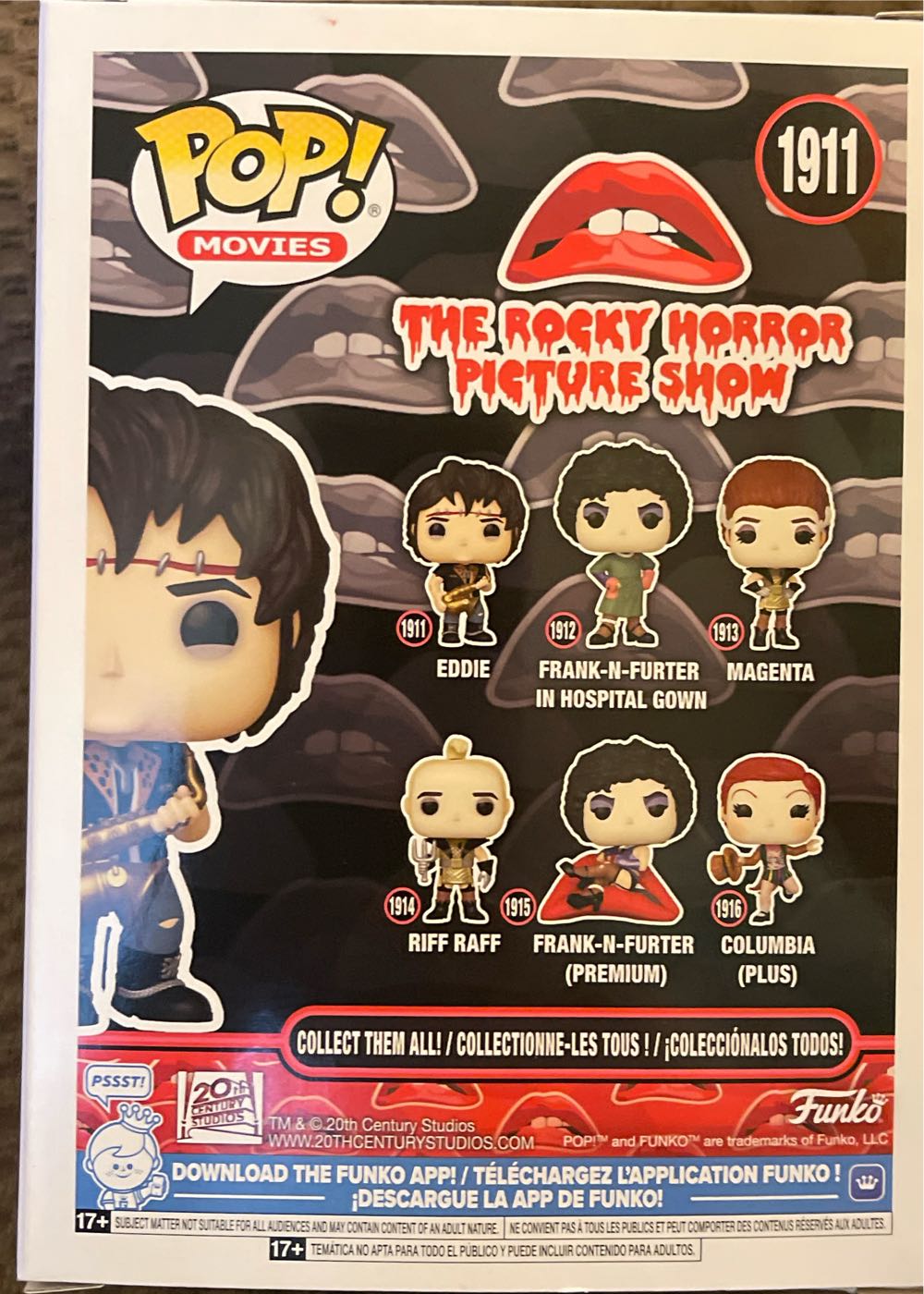 Eddie - The Rocky Horror Picture Show vinyl figure collectible - Main Image 2