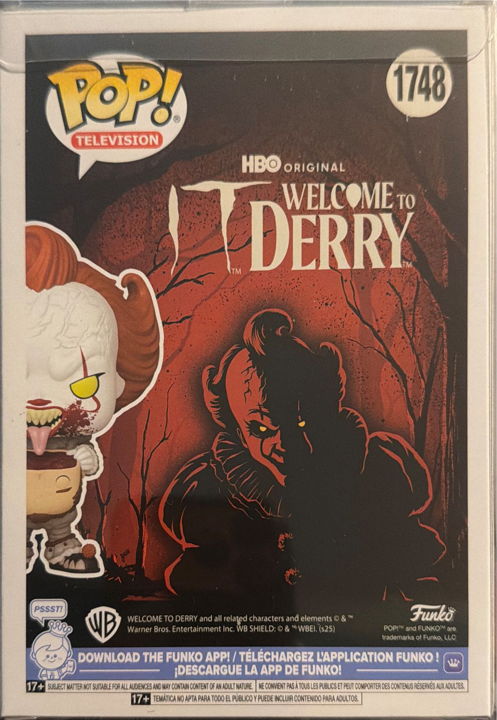 Pennywise - IT: Welcome to Derry (with Head) - It vinyl figure collectible [Barcode 889698871556] - Main Image 2