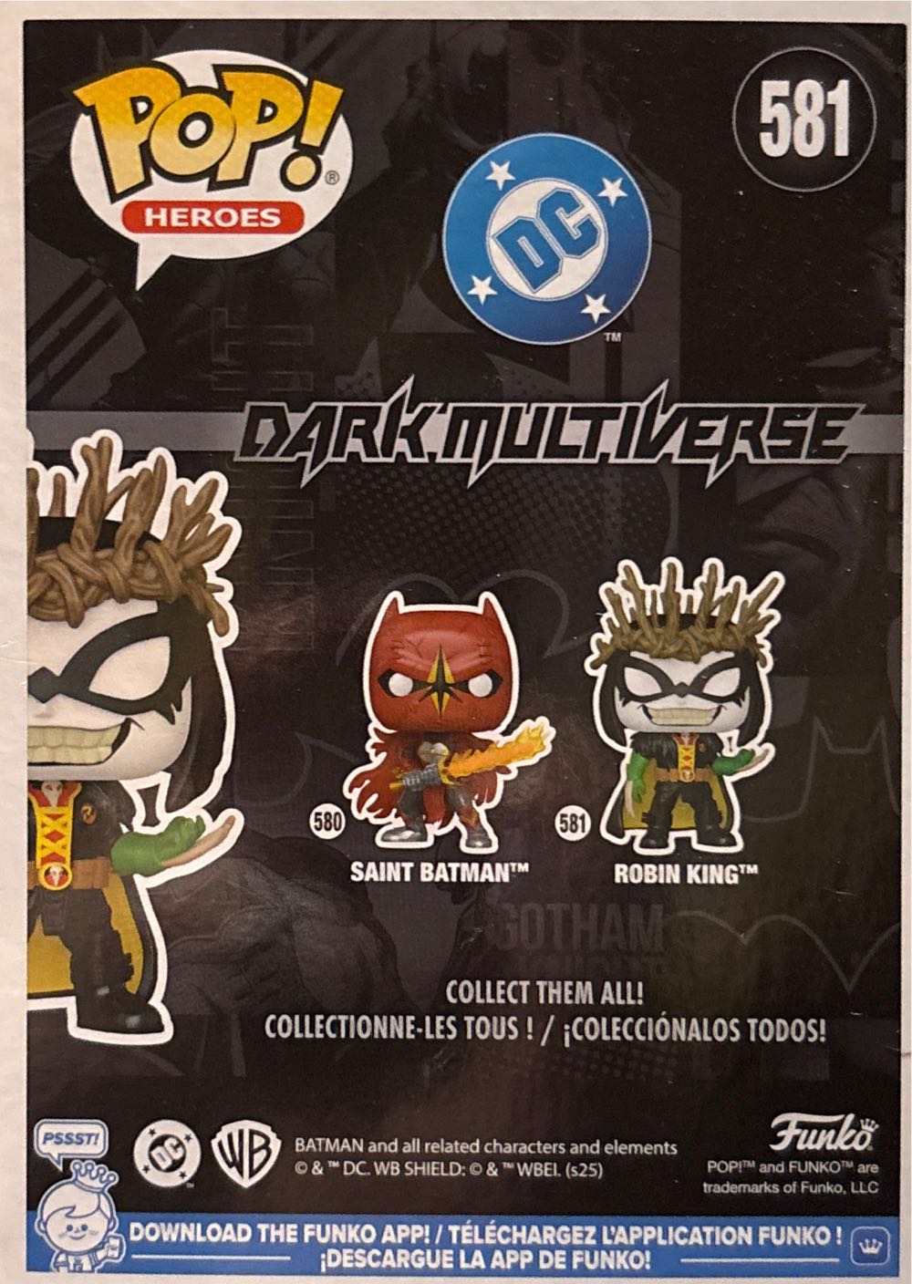 Dark Multiverse Robin King  vinyl figure collectible [Barcode 889698862257] - Main Image 3