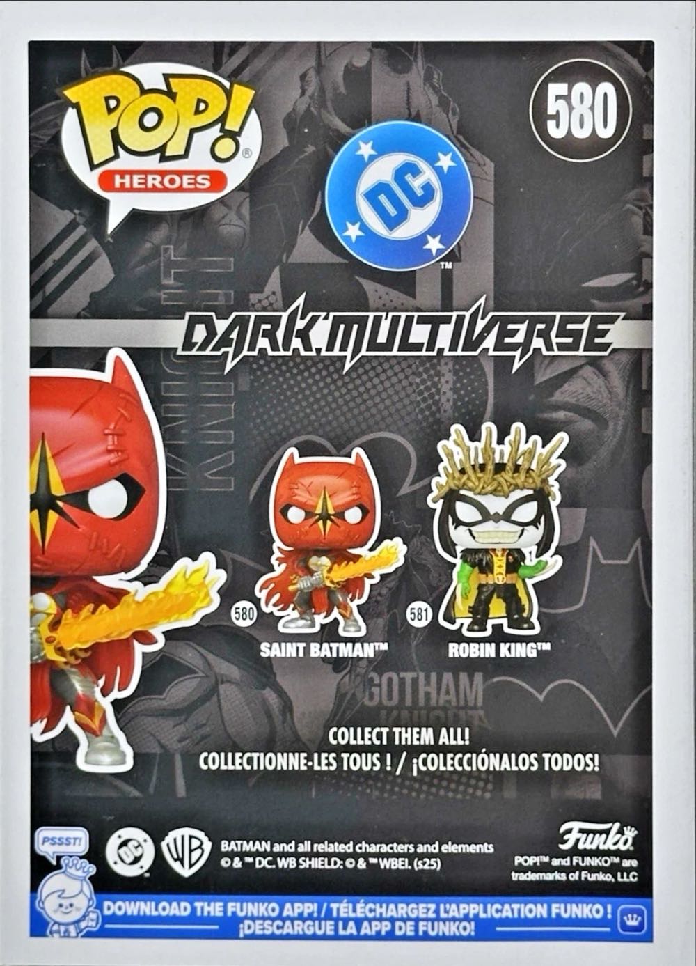 Saint Batman - Batman vinyl figure collectible [Barcode 889698862240] - Main Image 2