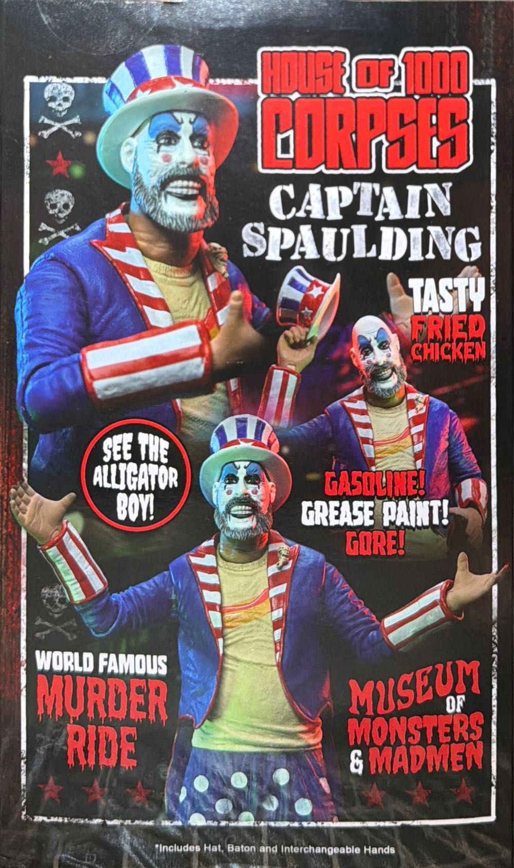 Captain Spaulding - House of 1000 Corpses vinyl figure collectible [Barcode 634482399354] - Main Image 4