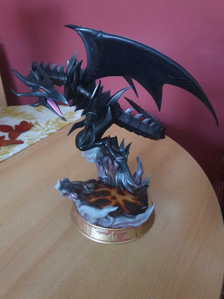 Eyes Black Edition Pvc Statue First4figures Yugioh! Red Eyes Yu Gi Oh! Dragon B.dragon B. Ed Colour  vinyl figure collectible [Barcode 5060316625392] - Main Image 3
