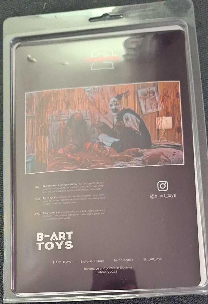 B-Art Toys Terrifier 2 Art The Clown Bloody   vinyl figure collectible - Main Image 2