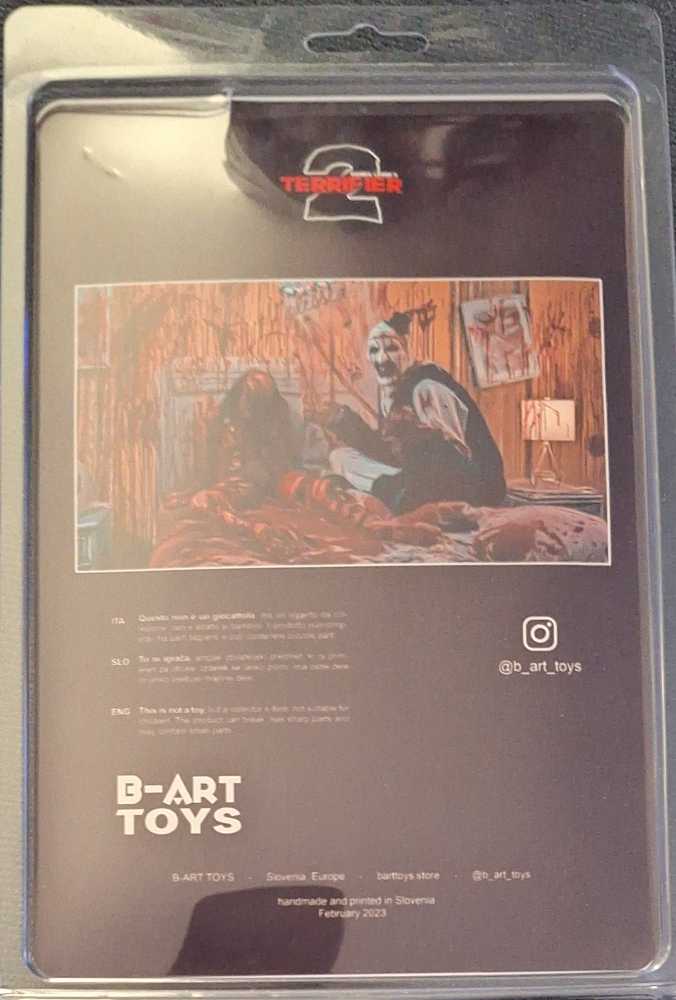 B-Art Toys Terrifier 2 Art The Clown Clean Figure   vinyl figure collectible - Main Image 2