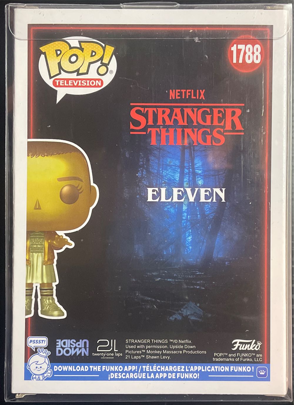 Stranger Things 5:  1788 Eleven - Stranger Things vinyl figure collectible [Barcode 889698880565] - Main Image 3