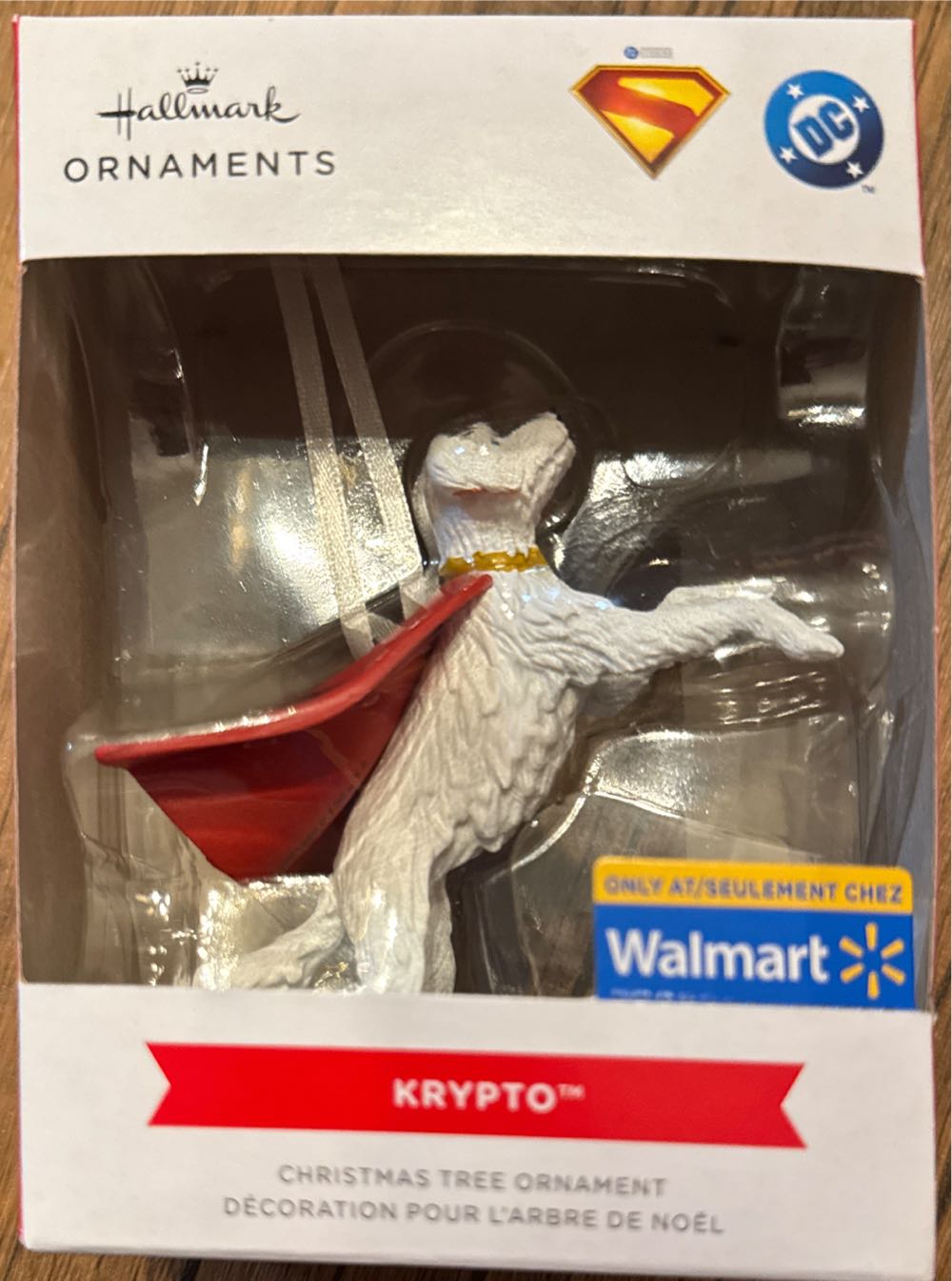 Hallmark Christmas Ornaments Krypto Ornament Superman Exclusive Walmart Dc Dog Movie Superman 2025  vinyl figure collectible [Barcode 661127107258] - Main Image 2