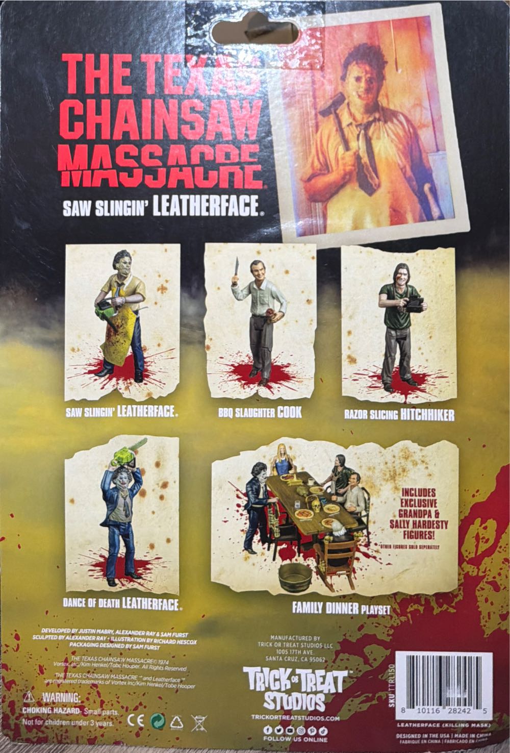 Leatherface  vinyl figure collectible [Barcode 810116282425] - Main Image 2