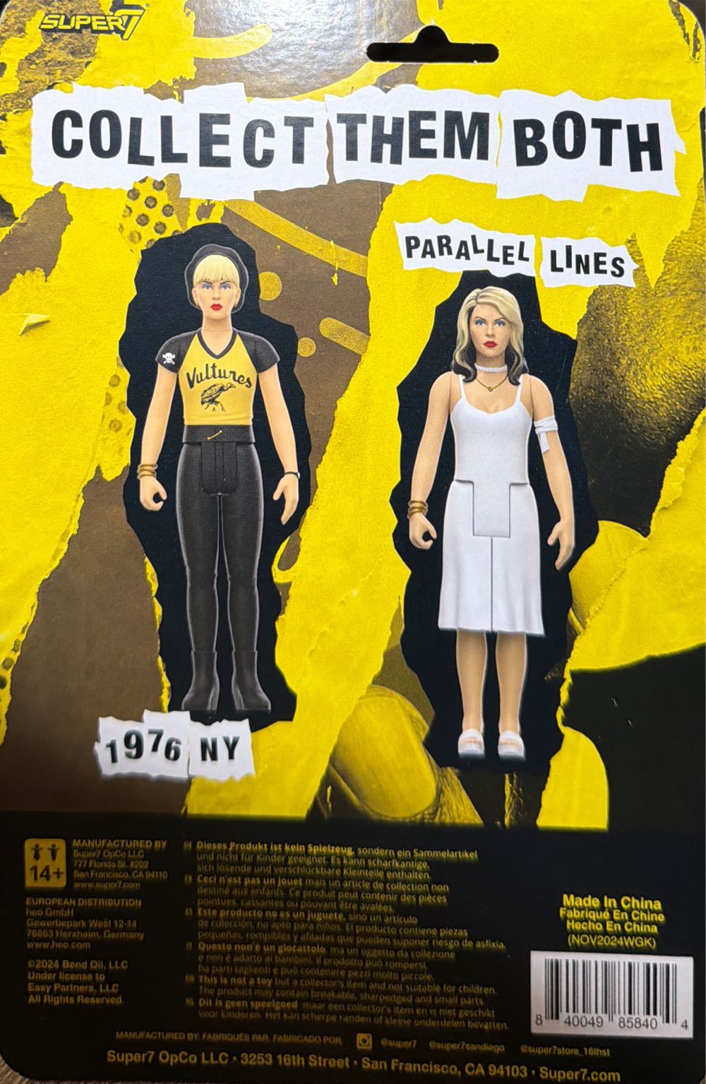 Debbie Harry  vinyl figure collectible [Barcode 840049858404] - Main Image 2