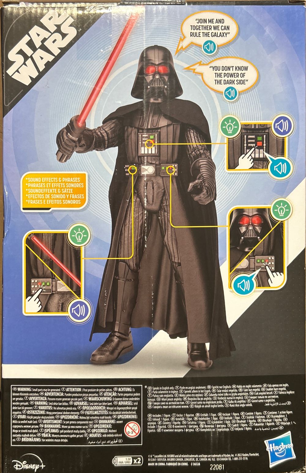 Star Wars: Obi-wan Kenobi Darth Vader Toy Action Figure - Star Wars vinyl figure collectible [Barcode 5010994146191] - Main Image 3