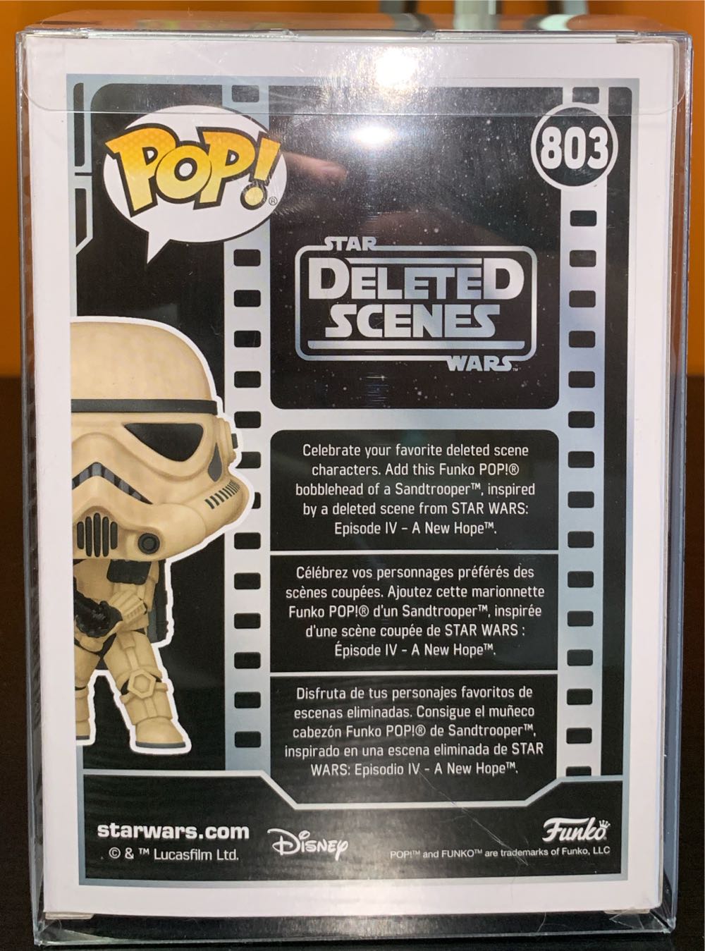 Sandtrooper (Deleted Scenes) - Star Wars vinyl figure collectible [Barcode 889698864527] - Main Image 3