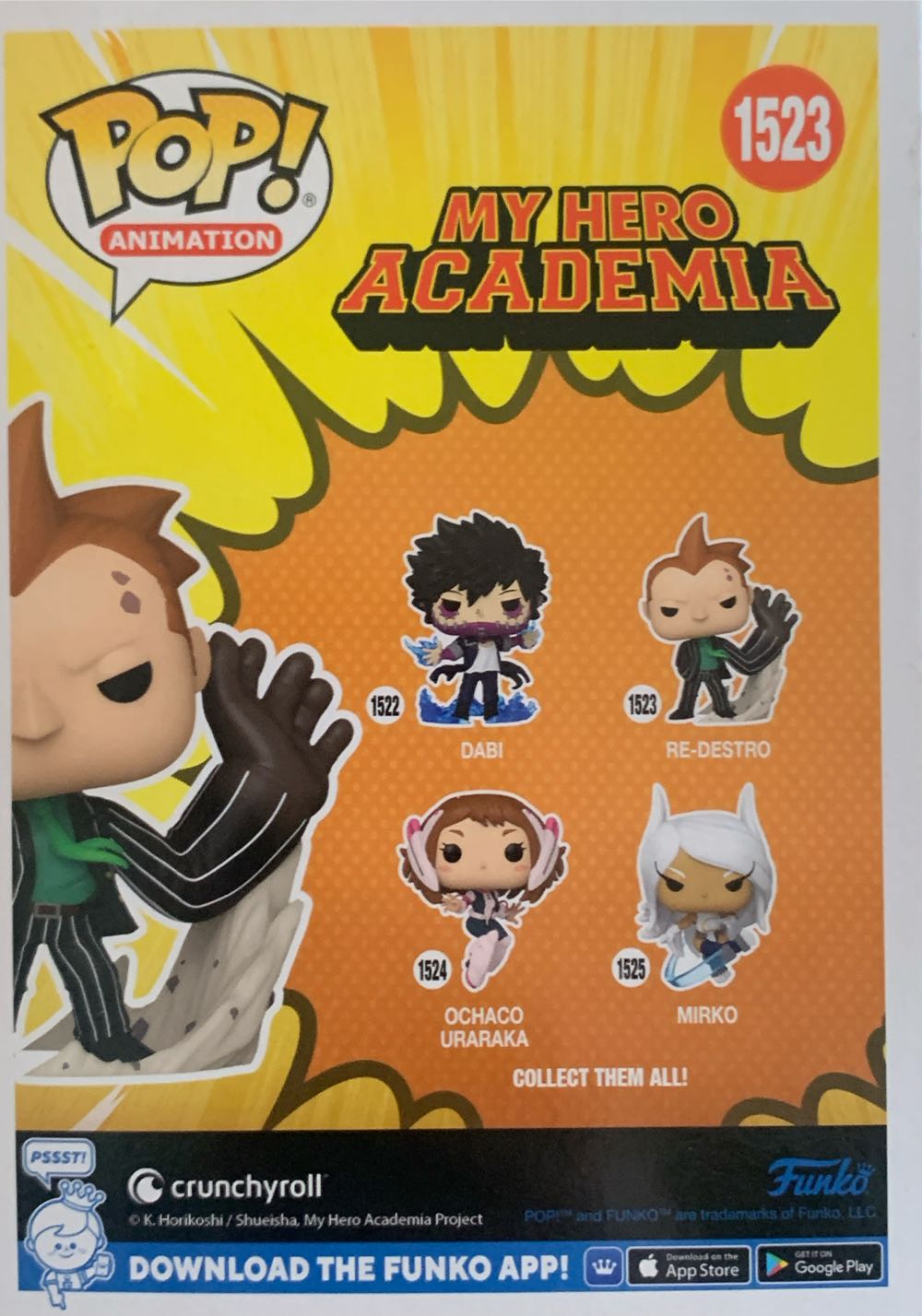 Re-destro - My Hero Academia vinyl figure collectible [Barcode 889698755580] - Main Image 2