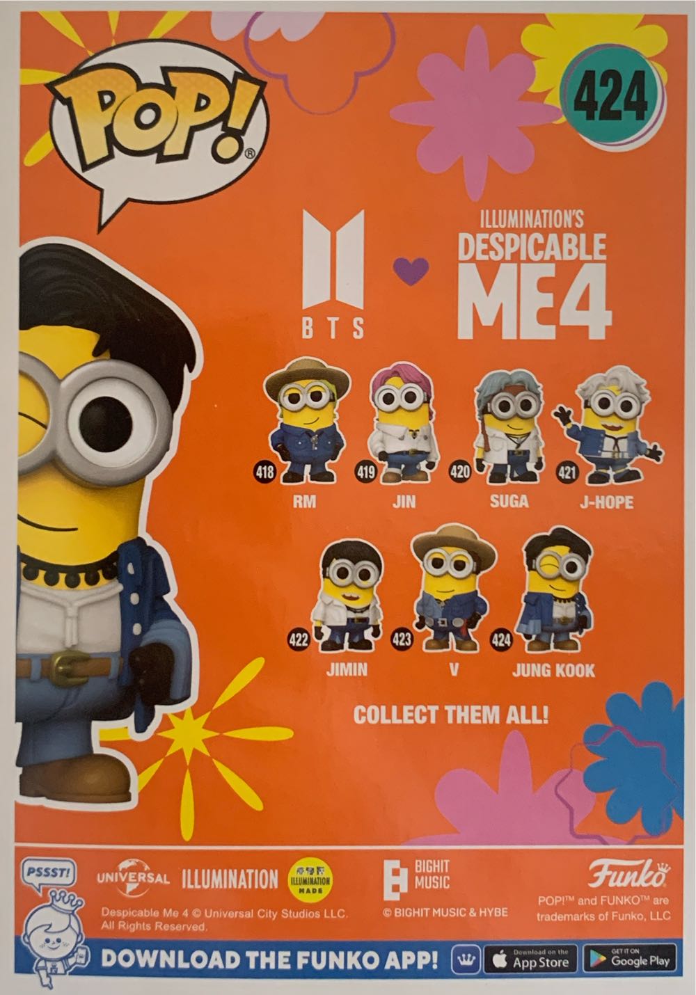 Minion Jungkook  vinyl figure collectible [Barcode 889698859660] - Main Image 2