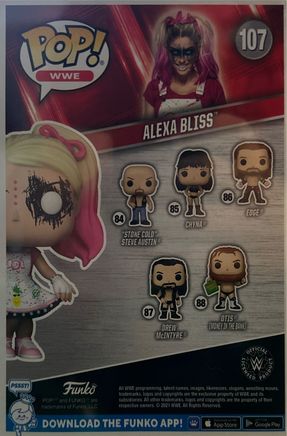 Alexa Bliss #107 - WWE vinyl figure collectible [Barcode 889698614641] - Main Image 4