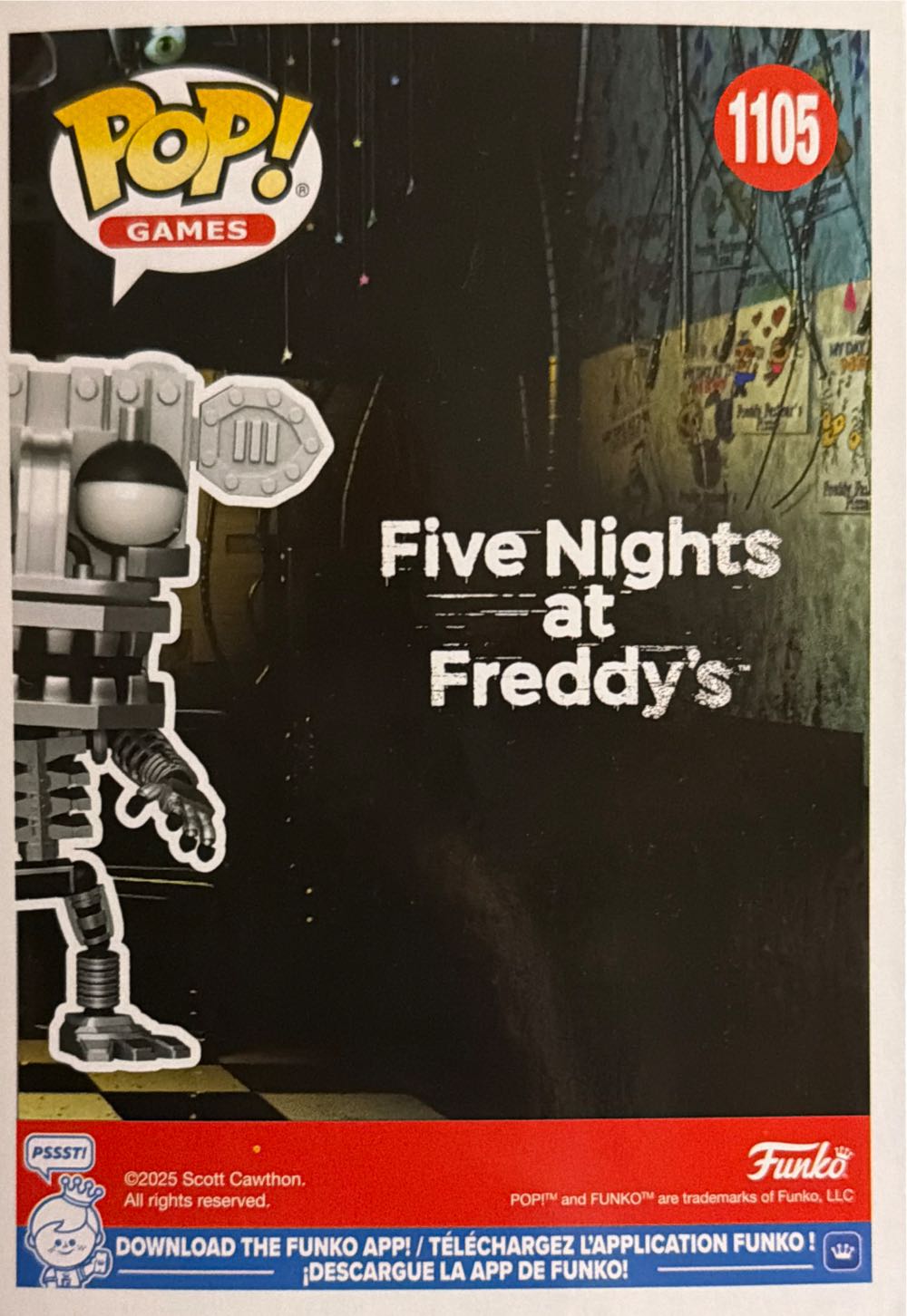 FNAF 1105 - Endo-02 - Five Nights at Freddy’s vinyl figure collectible [Barcode 889698872553] - Main Image 2
