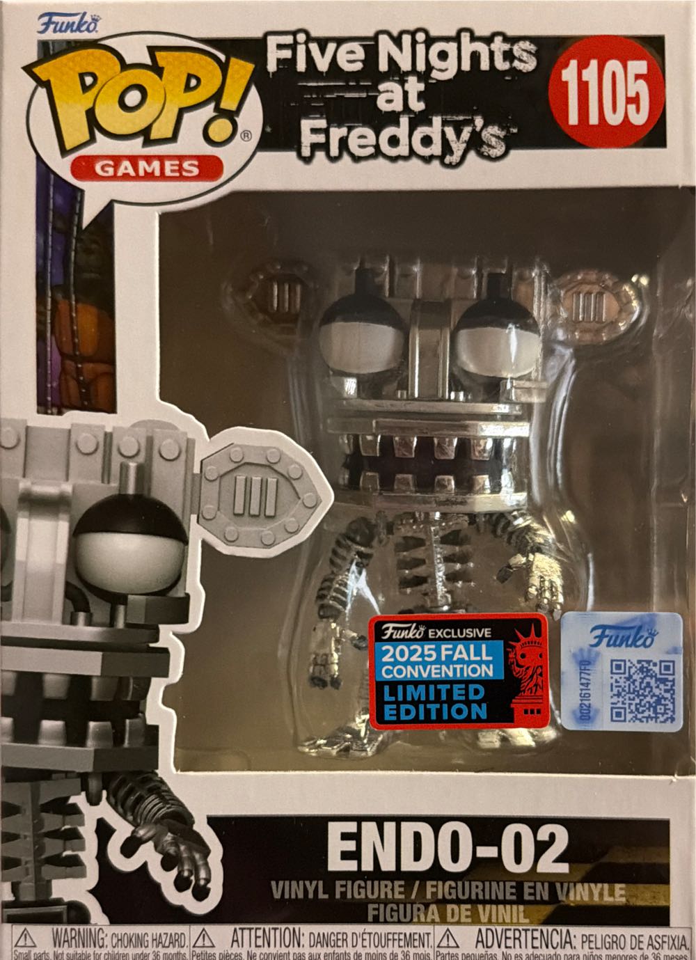 FNAF 1105 - Endo-02 - Five Nights at Freddy’s vinyl figure collectible [Barcode 889698872553] - Main Image 4