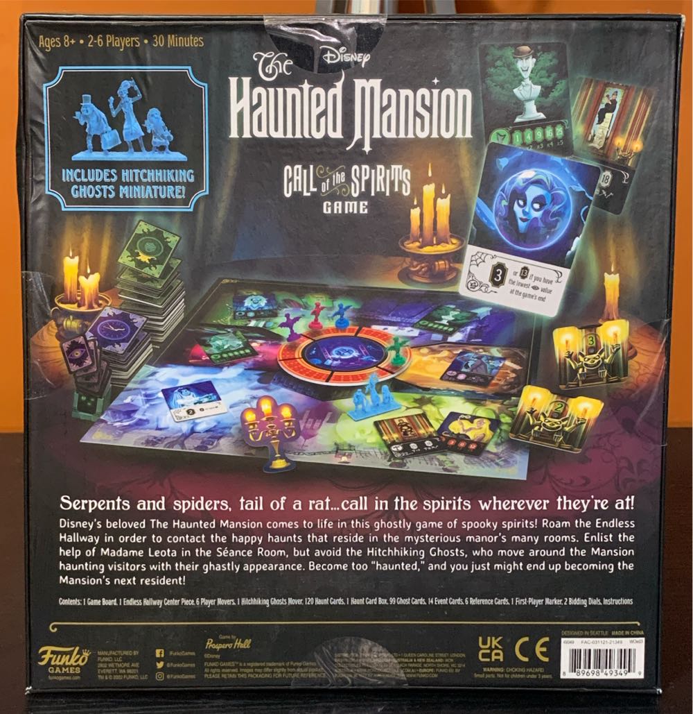 Disney: The Haunted Mansion – Call Of The Spirits Game  vinyl figure collectible [Barcode 889698493499] - Main Image 3