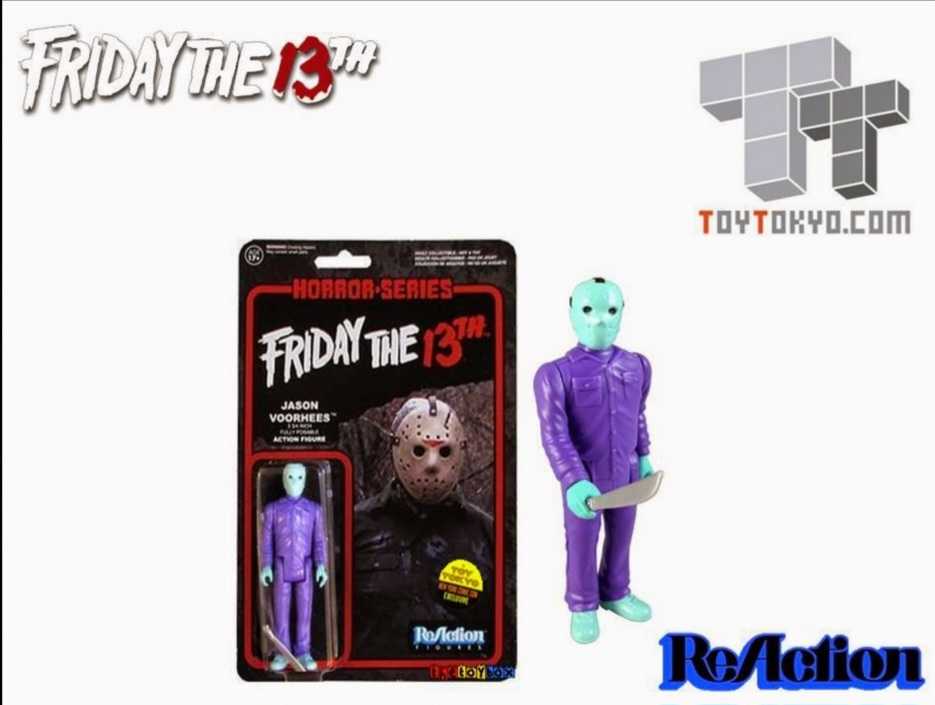 Funko Friday The 13th Jason Voorhees Toy Tokyo Exclusive ReAction  - Friday the 13th vinyl figure collectible [Barcode 849803044282] - Main Image 3
