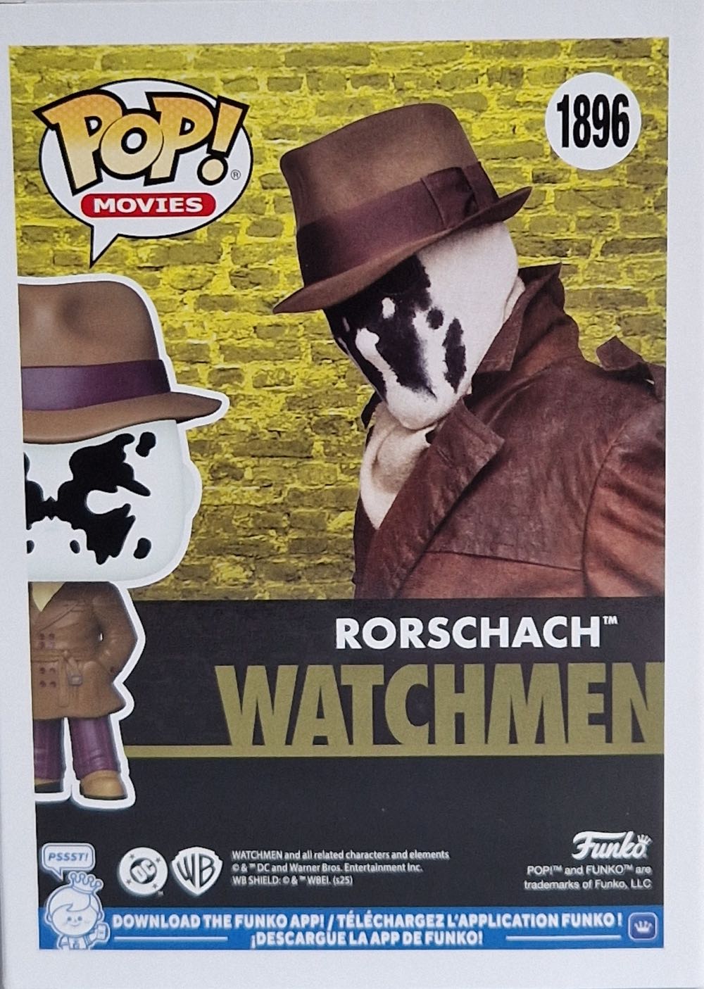 Rorschach - Watchmen vinyl figure collectible [Barcode 889698871471] - Main Image 4