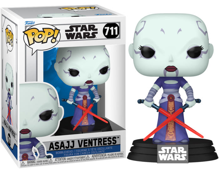 Asajj Ventress - Star Wars: Clone Wars vinyl figure collectible [Barcode 889698773706] - Main Image 2
