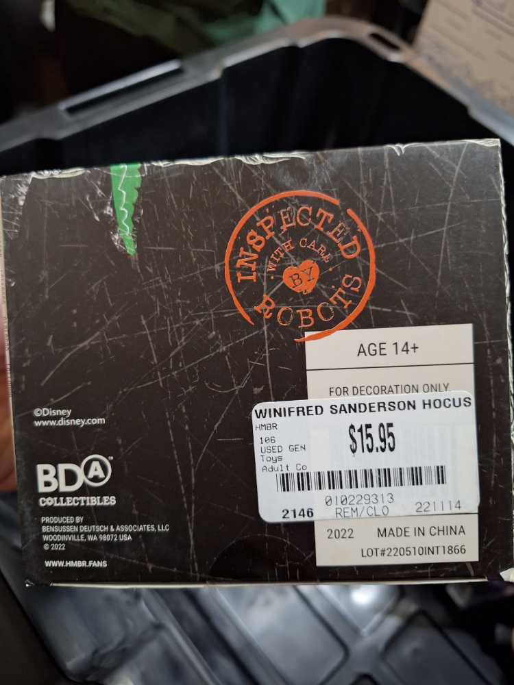 Hocus Pocus: Winifred Sanderson  vinyl figure collectible - Main Image 4