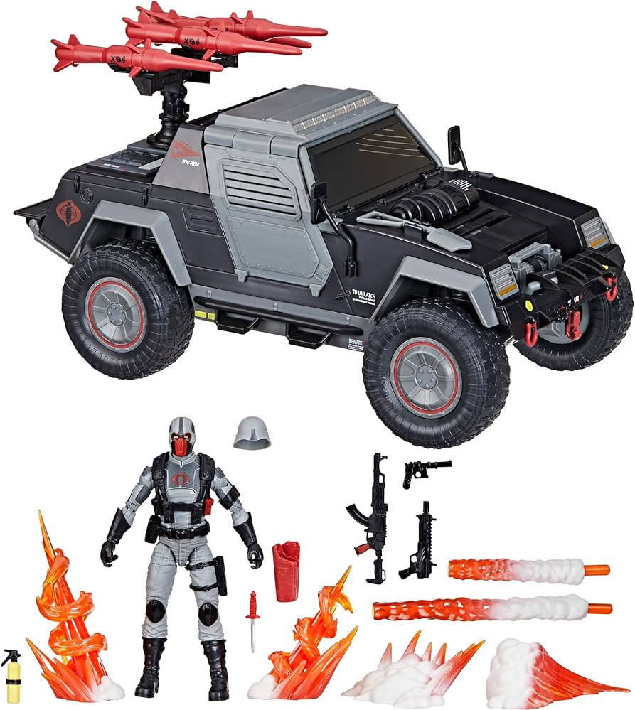 #120 | Cobra Night Attack 4-WD Stinger & Driver  vinyl figure collectible [Barcode 5010996209894] - Main Image 3