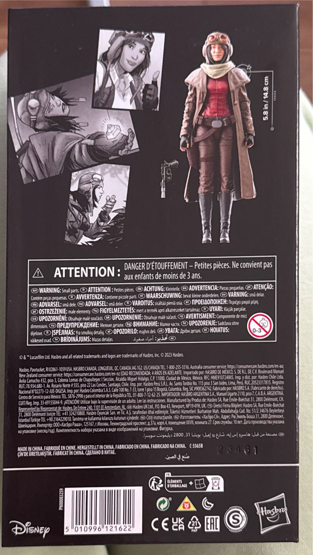 Star Wars Hasbro The Black Series Doctor Aphra 6 Inch Action Figure F7002  vinyl figure collectible [Barcode 5010996121622] - Main Image 3