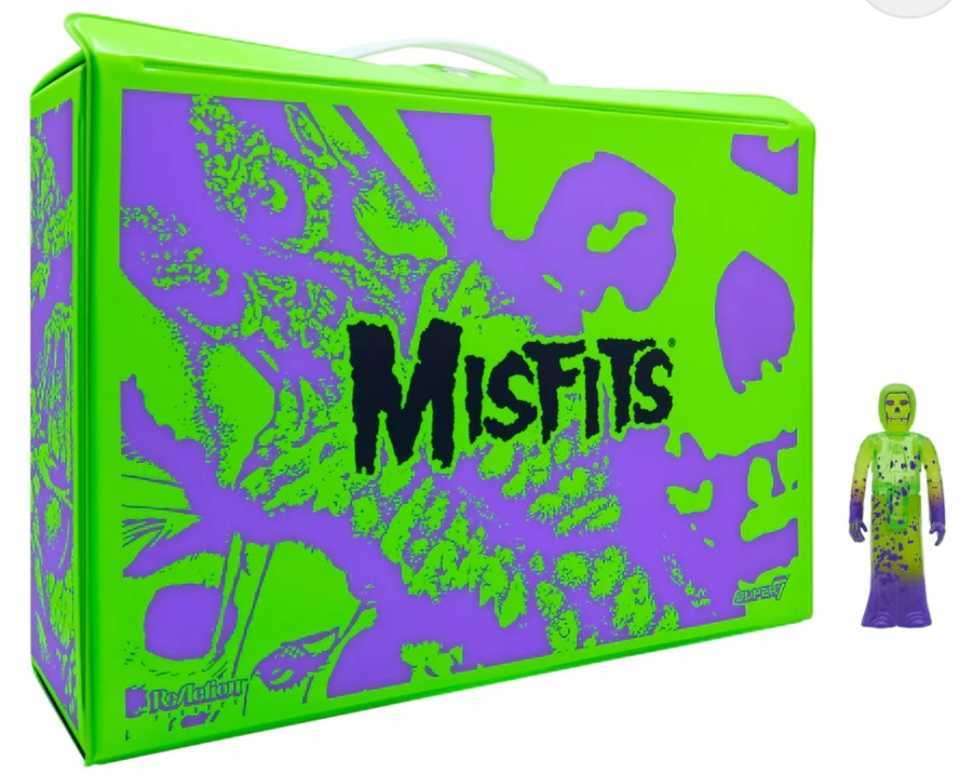 Super7 Misfits Carrying Case Neon Green Purple The Fiend  - Misfits vinyl figure collectible - Main Image 3