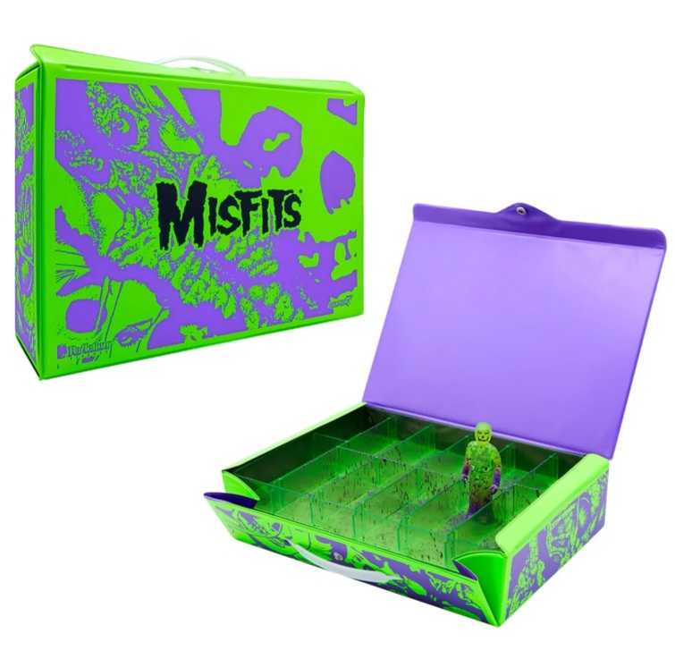 Super7 Misfits Carrying Case Neon Green Purple The Fiend  - Misfits vinyl figure collectible - Main Image 4