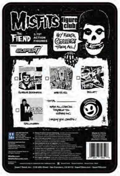 Super7 Misfits Bullet The Fiend  - Misfits vinyl figure collectible [Barcode 811169030612] - Main Image 2