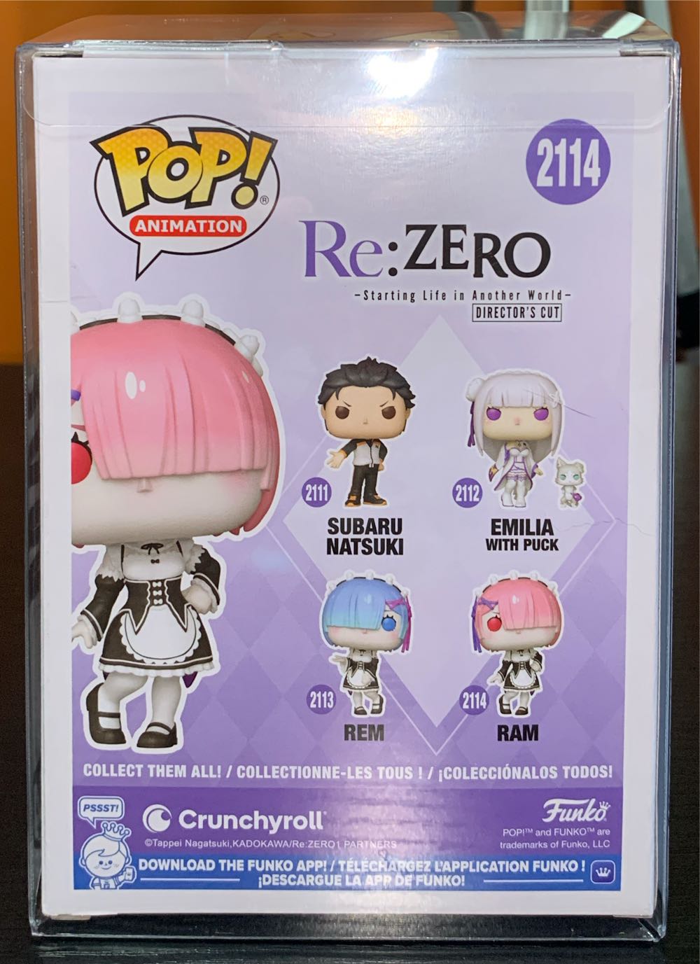 Funko Pop! Animation: Re: Zero Ram Collectable Vinyl Figure Gift Idea Official Merchandise Toys For Kids & Adults Anime Fans Model Figure For Collectors And Display  vinyl figure collectible [Barcode 889698865128] - Main Image 3
