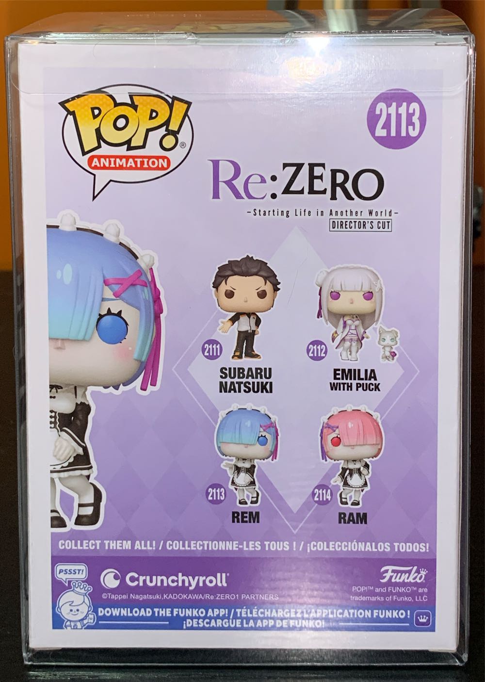 Funko Pop! Animation: Re: Zero Rem 1 6 Odds For Rare Chase Variant Collectable Vinyl Figure Gift Idea Official Merchandise Toys For Kids & Adults Anime Fans  vinyl figure collectible [Barcode 889698865135] - Main Image 3