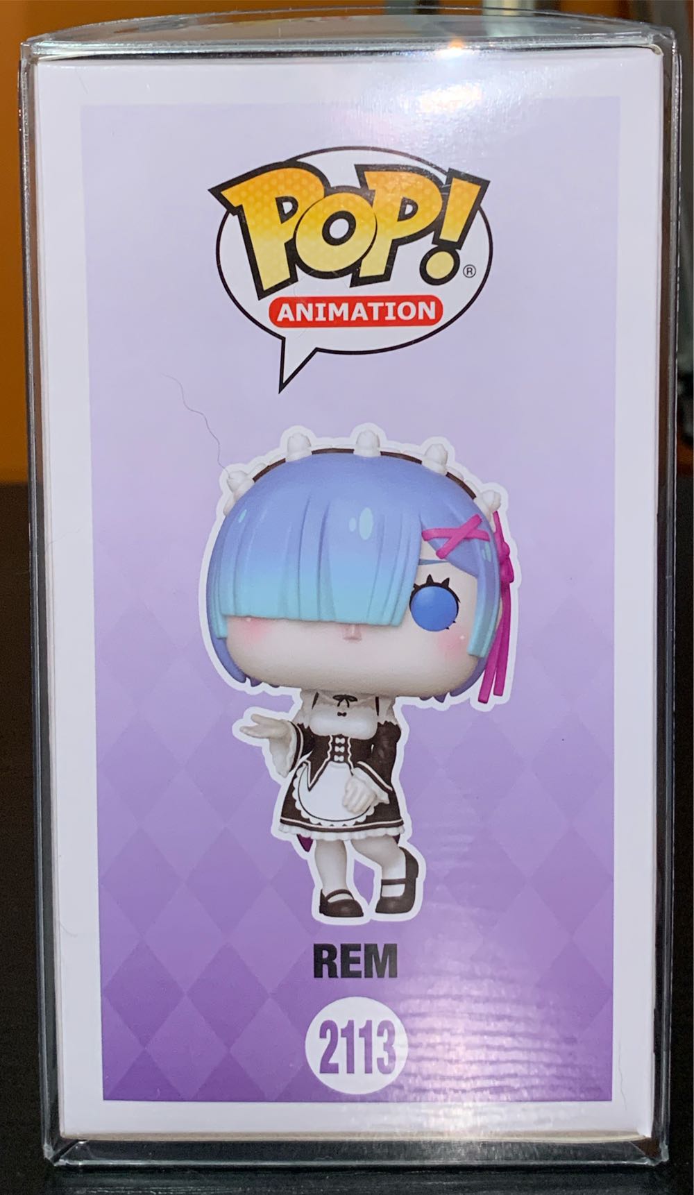 Funko Pop! Animation: Re: Zero Rem 1 6 Odds For Rare Chase Variant Collectable Vinyl Figure Gift Idea Official Merchandise Toys For Kids & Adults Anime Fans  vinyl figure collectible [Barcode 889698865135] - Main Image 4