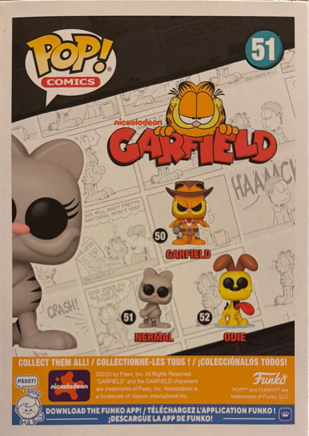 Garfield -51- Nermal  vinyl figure collectible [Barcode 889698864152] - Main Image 2