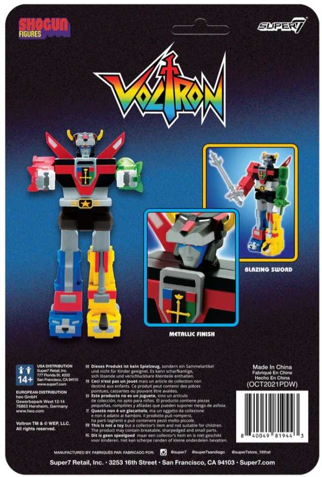 Super7 Voltron Shogun Figure - Voltron vinyl figure collectible [Barcode 840049819443] - Main Image 2