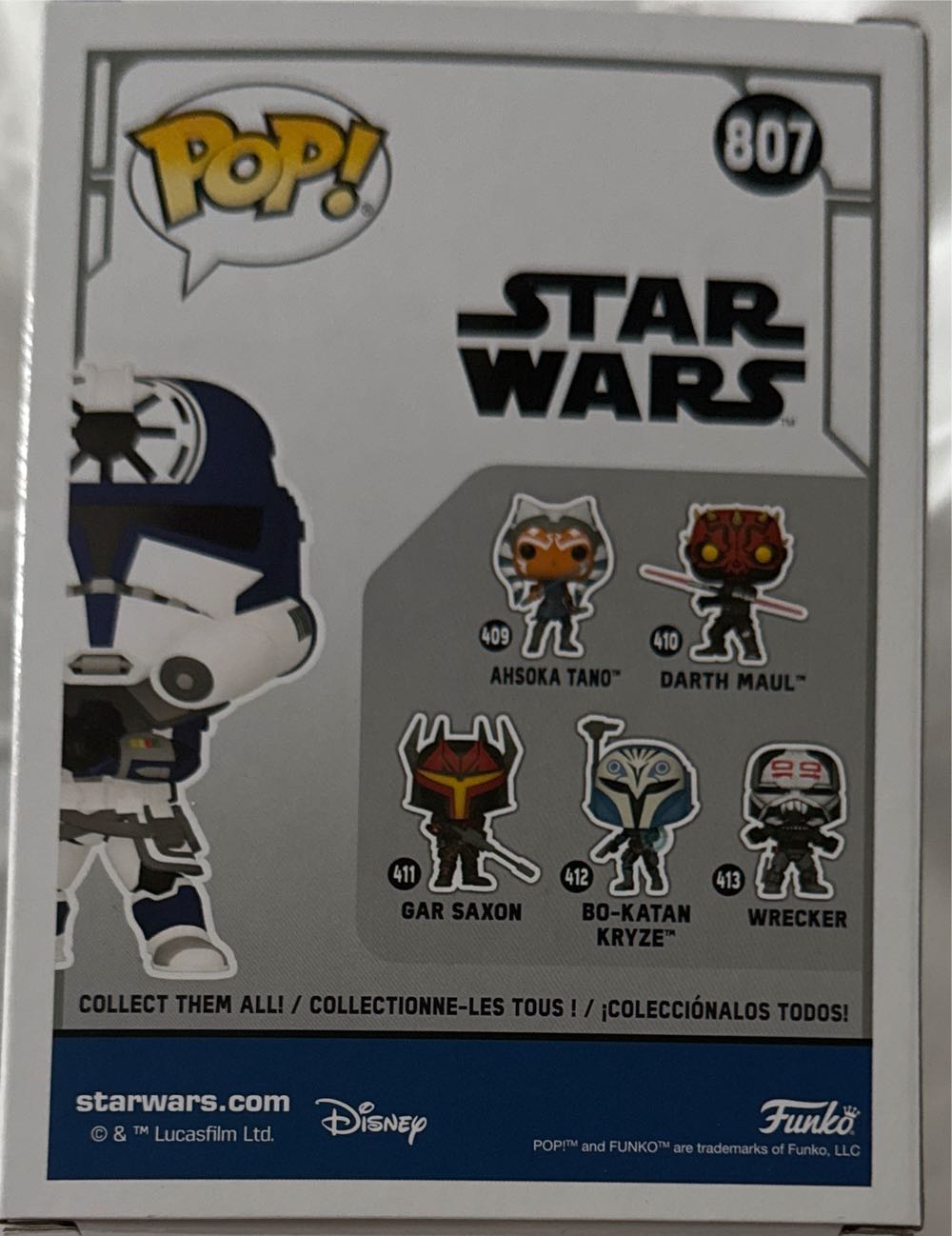Arc Trooper Jesse - Star Wars vinyl figure collectible [Barcode 889698835459] - Main Image 2