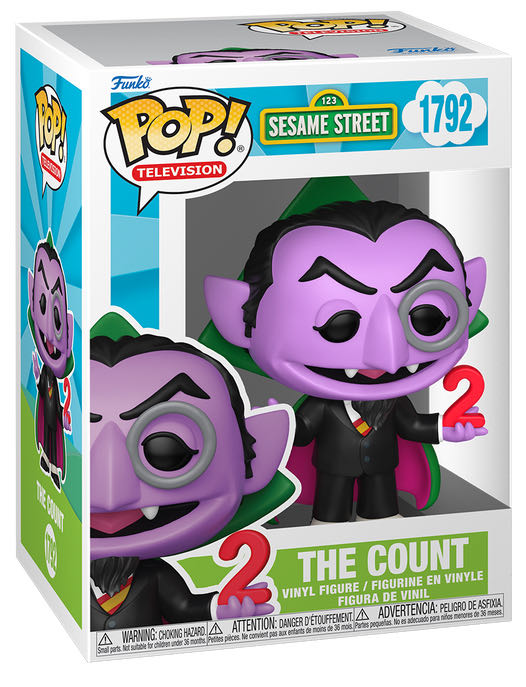 Funko Pop! Tv: Sesame Street The Count Collectable Vinyl Figure Gift Idea Official Merchandise Toys For Kids & Adults Tv Fans Model Figure For Collectors And Display - Seasame Street vinyl figure collectible [Barcode 889698862356] - Main Image 2
