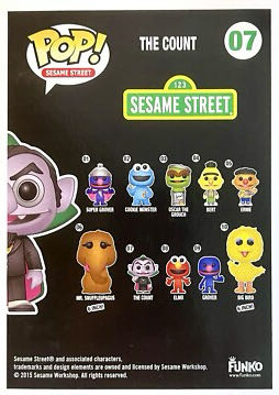 Funko Pop! Tv: Sesame Street The Count Collectable Vinyl Figure Gift Idea Official Merchandise Toys For Kids & Adults Tv Fans Model Figure For Collectors And Display - Seasame Street vinyl figure collectible [Barcode 889698862356] - Main Image 3